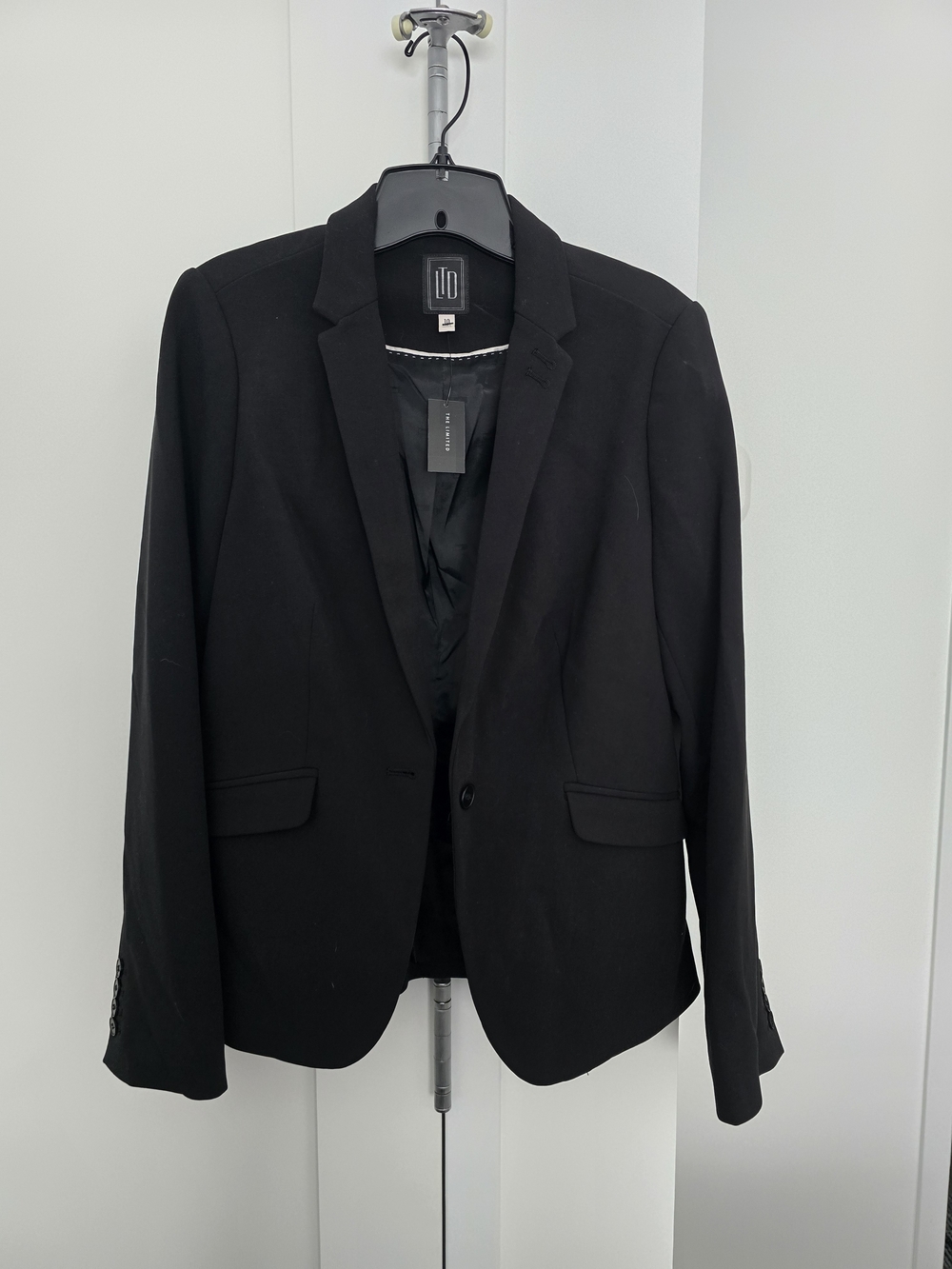The Limited Black Single-Button Blazer